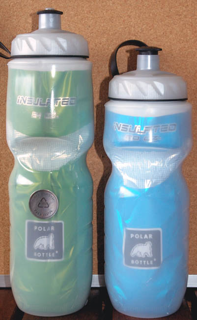 Polar Bottle in the 24 ounce size versus the 20 ounce.