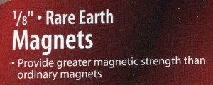 1/8 inch Rare Earth Magnets