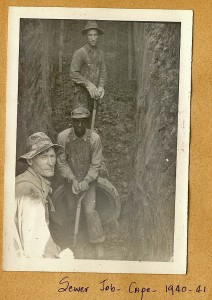 Sewer project in Cape Girardeau, MO, 1940-41