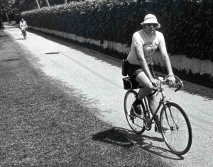Riding the Palm Beach Lake Trail circa 1974