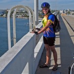 Mary Garita on the Blue Heron Bridge in Riviera Beach, FL