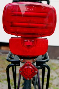 Three taillights