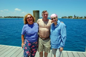 Jan, Bob and Laura at the Palm Beach Inlet