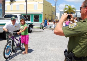 Six bikes were raffled off at the Lake Worth Bike Rodeo