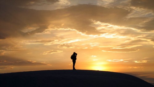 Ken Steinhoff at White Sands National Monument