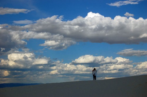 Lila Steinhoff at White Sands National Monument