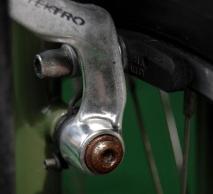 Rust on Surly Long Haul Trucker brakes