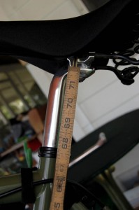 Measuring the original Surly Long Haul Trucker seat post