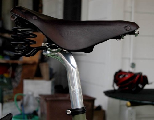 Brooks Champion Flyer on Velo Orange Grand Cru seat post