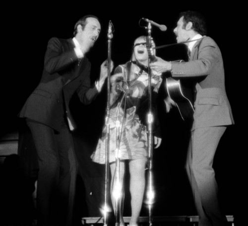 Peter Paul and Mary perform at Ohio University in 1968