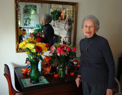 Mary Welch Steinhoff on her 88th birthday