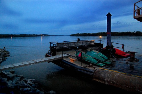 Coast Guard buoy tender moored at Cape Girardeau