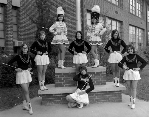Cape Girardeau Central High School Majorettes circa 1964