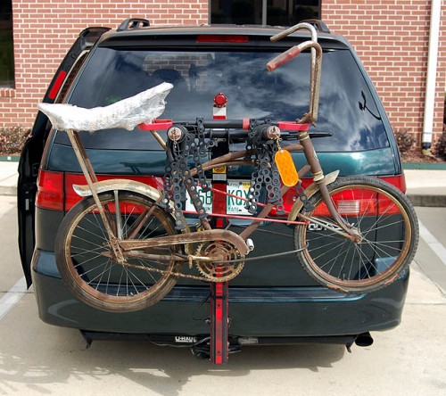 Sears Spyder on  back of Honda Odyssey