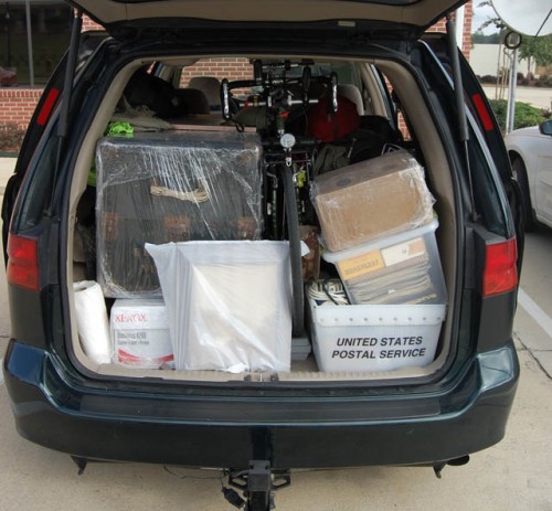 Surly Long Haul Trucker in the back of Honda Odyssey