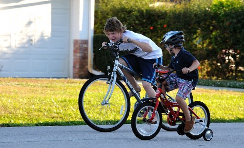 Darrell and Malcolm Race Bikes