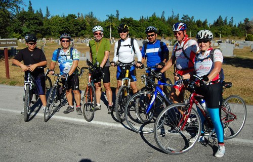Dave's Group taken when they crossed path with the FORCE riders Dave's Group taken when they crossed path with the FORCE riders