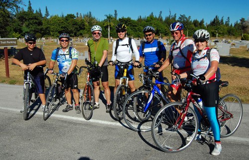 Dave's Group taken when they crossed path with the FORCE riders