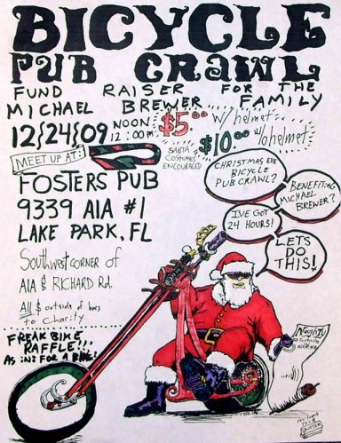 Freakbike Militia Charity Christmas Eve fund raiser