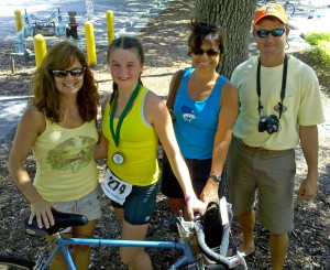 Old Blue: Two Generations, Four Cyclists