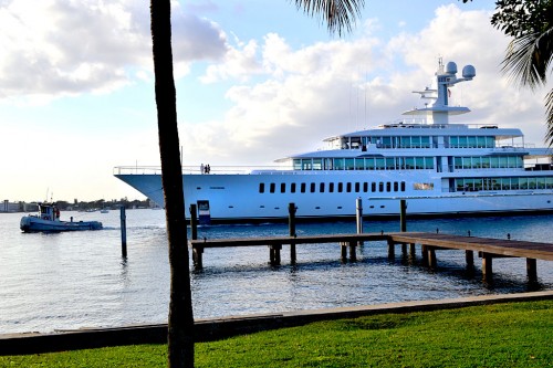 Mark Cuban's 88-Meter Yacht Fountainhead from Palm Beach 01-18-2012