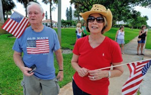 Supporters of the HERO Charity Bike Ride